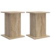 vidaXL Support de Plante 2 pc Ch&ecirc;ne Sonoma 30,5 x 30 x 43 cm