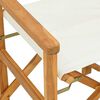 vidaXL Chaises de metteur en sc&egrave;ne pliantes lot de 2 Bois teck massif