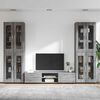 vidaXL Ensemble meuble TV avec tiroir Gris Sonoma Bois d'ing&eacute;nierie
