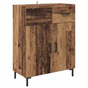 vidaXL Haut Armoire Bois Ancien 69,5 x 34 x 180 cm Bois d'ing&eacute;nierie