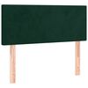 vidaXL Sommier &agrave; lattes de lit avec matelas LED vert fonc&eacute; 120x190 cm