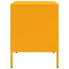 vidaXL Tables de chevet 2 pcs jaune moutarde 36x39x50,5 cm acier