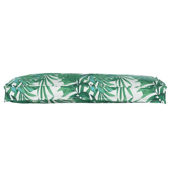 vidaXL Coussin Feuille Motif feuille 100 x 40 x 8 cm Tissu Oxford