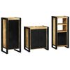 vidaXL Ensemble de mobilier de salle de bain avec tiroir 3 pcs
