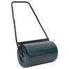 vidaXL Rouleau &agrave; gazon vert et noir 63 cm 50 L