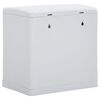 vidaXL Armoire &agrave; chaussures Blanc 40x30x40 cm