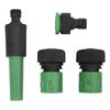 vidaXL Chariot enrouleur vert avec jeu de raccords de tuyaux 1,9cm 20m
