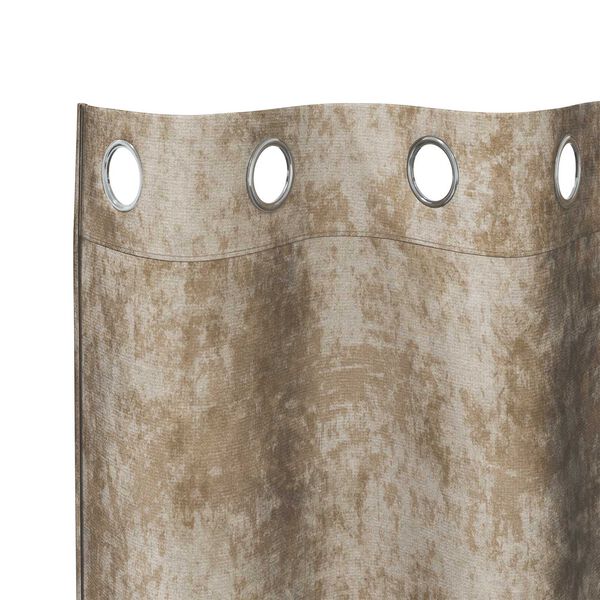 vidaXL Rideaux en velours 2 pcs Champagne 260 x 140 cm Velours