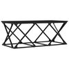 vidaXL Table basse noir 100x49x40 cm bois d'ing&eacute;nierie