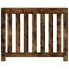 vidaXL Cache-radiateur ch&ecirc;ne fum&eacute; 104x20x82 cm bois d'ing&eacute;nierie