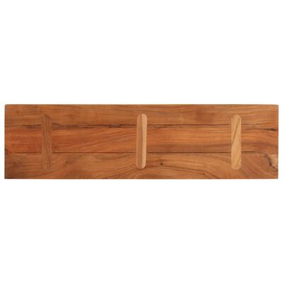 vidaXL Dessus de table 120x40x3,8cm rectangulaire bois massif d'acacia