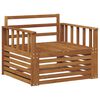 vidaXL 2 pc Canap&eacute; d&rsquo;ext&eacute;rieur Naturel