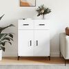 vidaXL Buffet blanc 69,5x34x90 cm bois d'ing&eacute;nierie