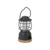 Bo-Camp Lanterne &agrave; LED Sloane Anthracite et marron