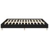 vidaXL Cadre de lit Ch&ecirc;ne noir 203 x 203 x 25 cm Bois d'ing&eacute;nierie