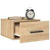 vidaXL Table de chevet murale ch&ecirc;ne sonoma 35x35x20 cm