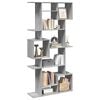 vidaXL Biblioth&egrave;que sonoma gris 92x29x188 cm bois d'ing&eacute;nierie