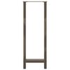 vidaXL Pieds de table de bar en acier naturel 2 pi&egrave;ces 40 x (110-111) cm Acier