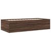 vidaXL Lit de jour avec tiroirs sans matelas ch&ecirc;ne marron 90x190 cm