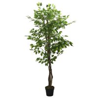 vidaXL Ficus artificiel 378 feuilles 80 cm vert