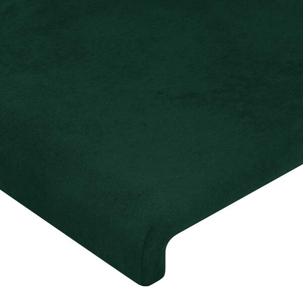 vidaXL Têtes de lit 2 pcs Vert foncé 90x5x78/88 cm Velours