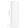 vidaXL Ensemble de meuble TV 6 pcs Blanc Bois d'ing&eacute;nierie