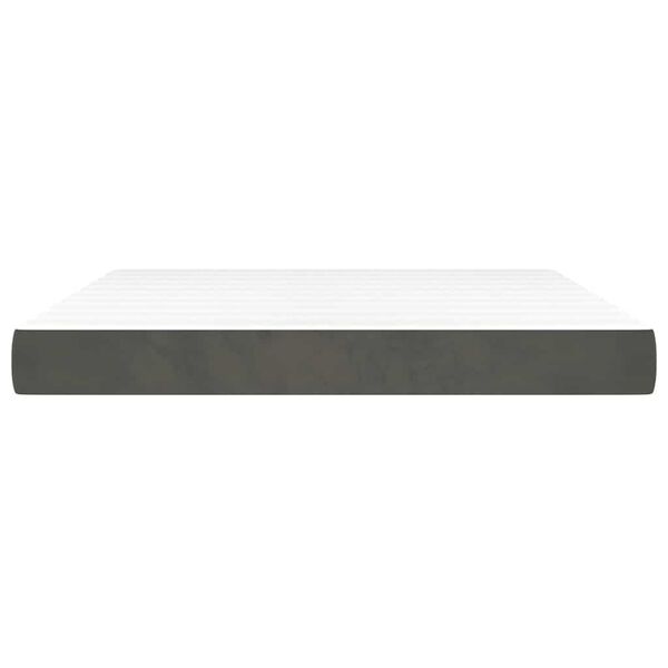 vidaXL Matelas de lit &agrave; ressorts ensach&eacute;s fermet&eacute; moyenne 160x210x20 cm velours