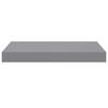 vidaXL &Eacute;tag&egrave;res murales flottantes 4 pcs Gris 40x23x3,8 cm MDF