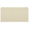 vidaXL Bo&icirc;te &agrave; coussins blanc angora 86x40x42 cm 85 L