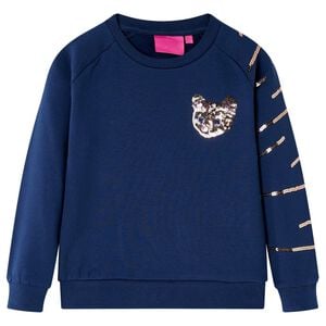 vidaXL Sweatshirt pour enfants bleu marine 104