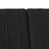 vidaXL T&ecirc;te de lit capitonn&eacute;e Noir 200 cm Pin massif