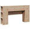 vidaXL T&ecirc;te de lit avec rangement 160 cm bois massif de pin