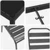 vidaXL Ensemble de salle &agrave; manger pour jardin 9 pcs Anthracite