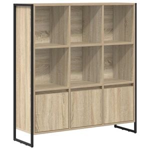 vidaXL Biblioth&egrave;que 99,5 x 30 x 108 cm Bois d'ing&eacute;nierie Sonoma