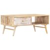 vidaXL Table basse 88x60x40 cm Bois de manguier solide