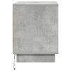 vidaXL Cabinet de chevet Gris b&eacute;ton 44 x 34,5 x 45 cm