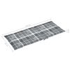 vidaXL Chaises inclinables de jardin et coussins lot de 6 Teck solide