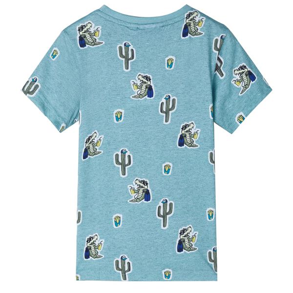 T-shirt pour enfants m&eacute;lange vert clair 92