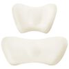 vidaXL Coussin cervical, Coussin dorsal Noir Mousse &agrave; m&eacute;moire de forme