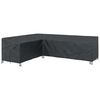 vidaXL Housse pour meubles Noir 286 x 222 x 80 cm
