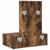 vidaXL Table de Toilette Marron 60 x 40 x 70 cm Bois d'ing&eacute;nierie