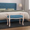 vidaXL Banc Bleu 80x45x60 cm Velours