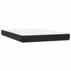 vidaXL Sommier &agrave; lattes de lit avec matelas noir 160x210 cm velours