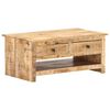 vidaXL Table basse 88x50x38 cm Bois de manguier brut