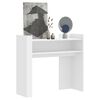 vidaXL Table console blanc 100x35x90 cm bois d&rsquo;ing&eacute;nierie