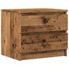 vidaXL Table de chevet vieux bois 50x40x43.5 cm bois d&rsquo;ing&eacute;nierie