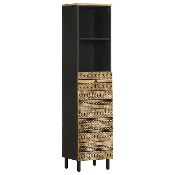 vidaXL Ensemble de meubles de salle de bain 5 pcs bois manguier massif