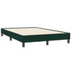vidaXL Sommier &agrave; lattes de lit sans matelas vert fonc&eacute; 120x210 cm