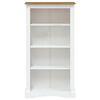 vidaXL Biblioth&egrave;que 4 niveaux Corona Pin mexicain Blanc 80x29x150 cm