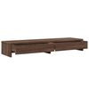 vidaXL Support de moniteur avec tiroirs ch&ecirc;ne marron bois d'ing&eacute;nierie